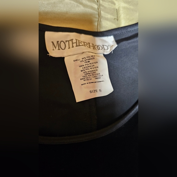 Motherhood Maternity Women's Dress Black Stretchy Maxi Fancy Christmas Party - Picture 4 of 6